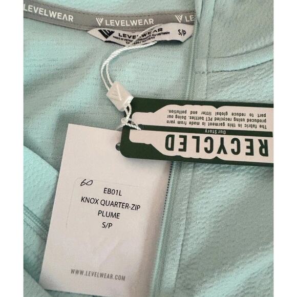 New York Yankees Women's Levelwear By MLB Small Blue Quarter Zip Jacket NWT Knox - Picture 6 of 16